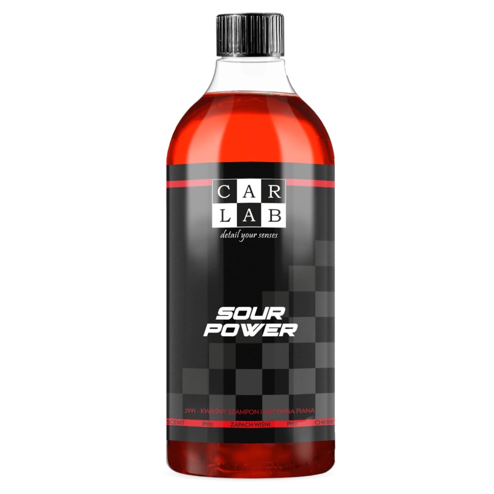 Carlab Sour Power - Szampon i piana aktywna, kwaśny odczyn 750ml