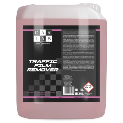 Carlab Traffic Film Remover TFR - Produkt do usuwania trudnych zabrudzeń z lakieru, mycie wstępne 5L