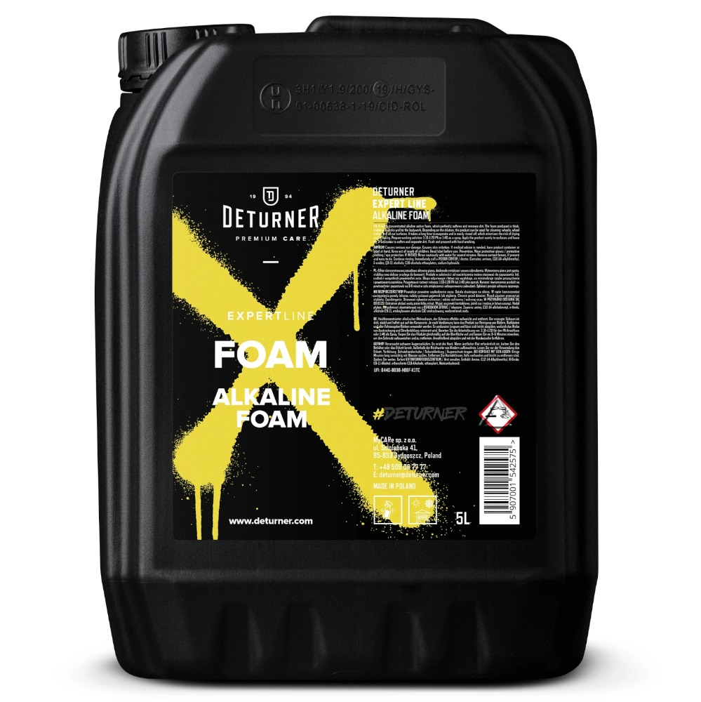 Deturner Expert Line Alkaline Foam - Zasadowa piana aktywna do mycia auta 5L