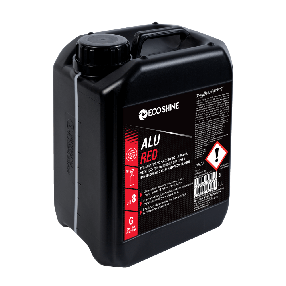 Eco Shine Alu Red - Produkt do czyszczenia felg, usuwa osady metaliczne 5L