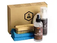 Manufaktura Wosku Liquid Satin Strong - Zestaw do pielęgnacji tapicerki skórzanej 