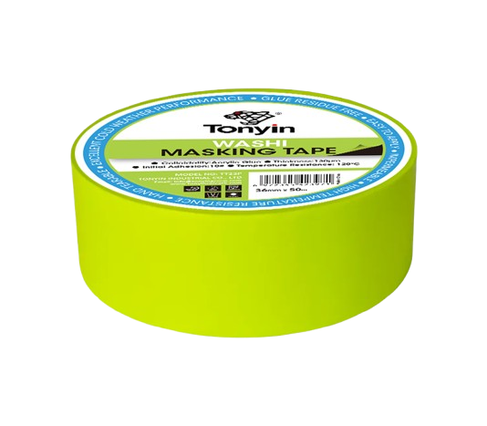 Tonyin Washi Masking Tape 36mm x 50m - Wysokiej jakości taśma maskująca  