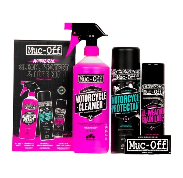 Muc-Off Motorcycle Clean Protect Lube Kit V2 - Zestaw do pielęgnacji motocykla