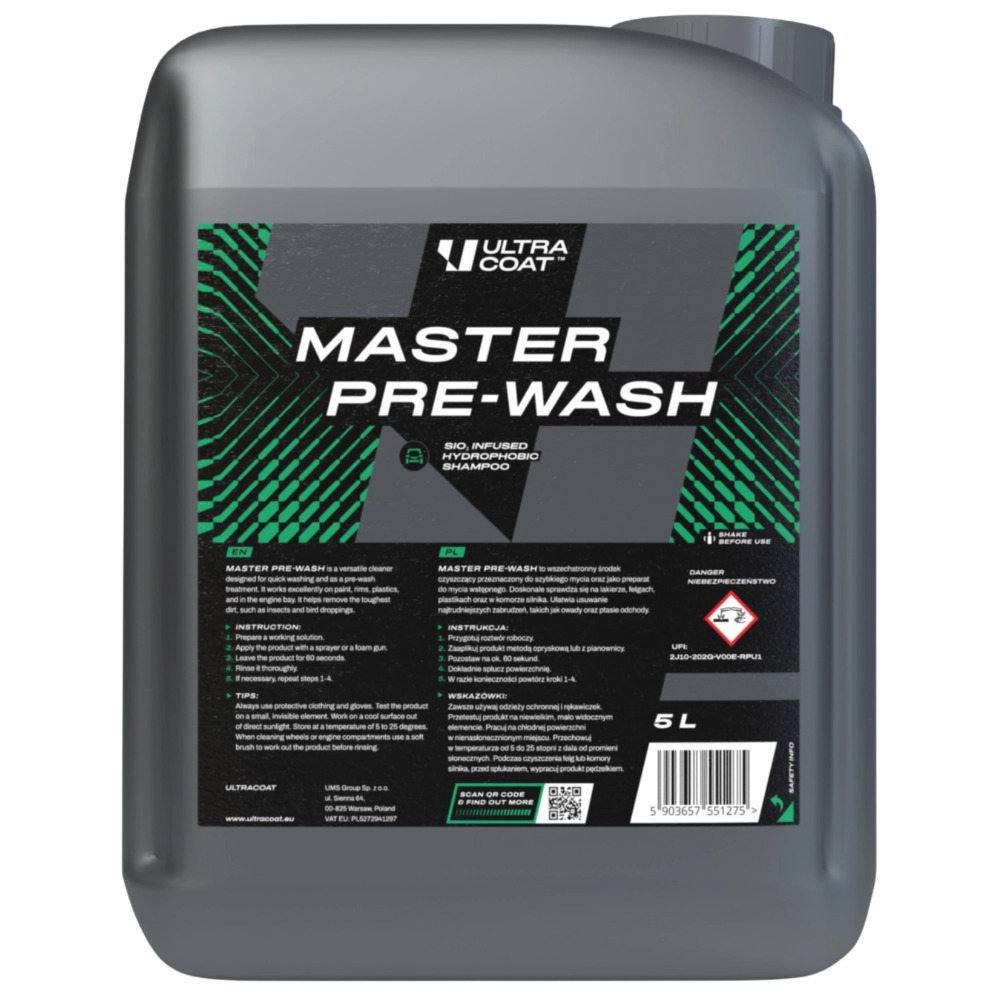 Ultracoat Master Pre-Wash – Produktdo mycia wstępnego, koncentrat 5L