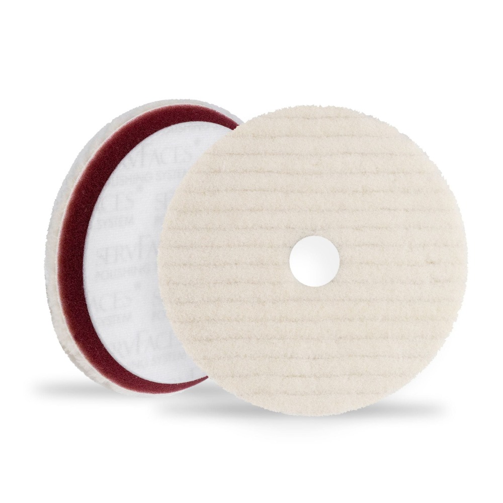 ServFaces Wool Pad HYBRID PRO - Mocno ścierny, uniwersalny pad polerski 130mm