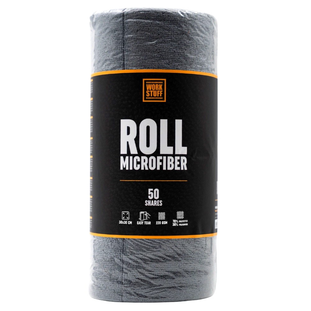 Work Stuff Roll Microfiber – Uniwersalne mikrofibry w rolce  30×30 cm, 50 sztuk