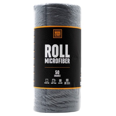 Work Stuff Roll Microfiber – Uniwersalne mikrofibry w rolce  30×30 cm, 50 sztuk