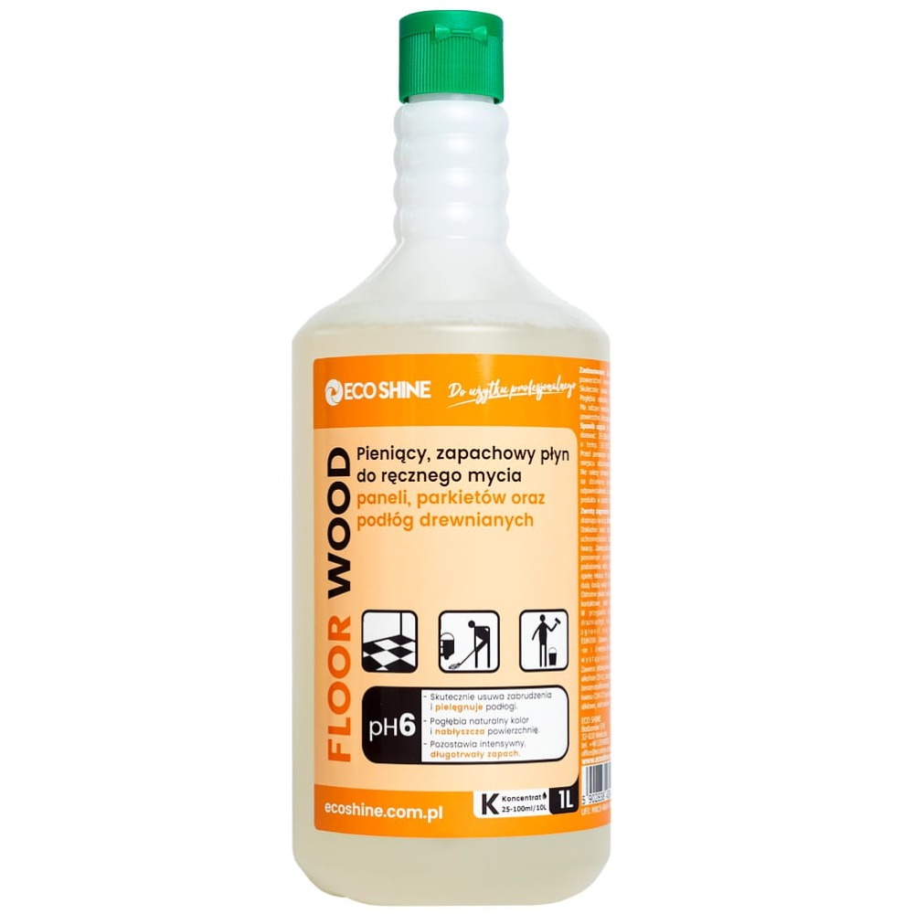Eco Shine Floor Wood - Płyn do mycia podłóg drewnianych 1L