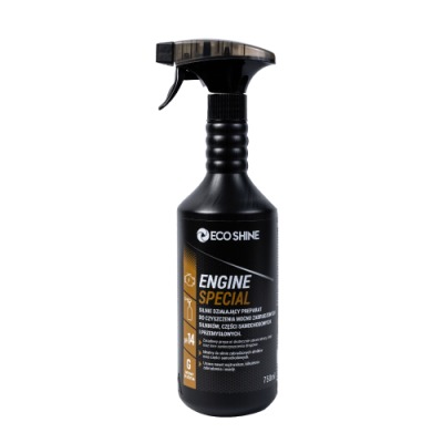 Eco Shine ENGINE SPECIAL - Silnie działający preparat do czyszczenia mocno zabrudzonych silników, części samochodowych i przemysłowych 750ml