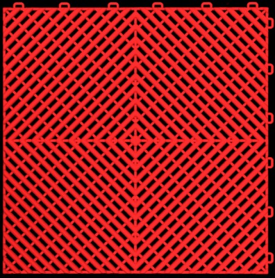 Regner Podłoga Modułowa 40x40x1,7cm – FIRE RED