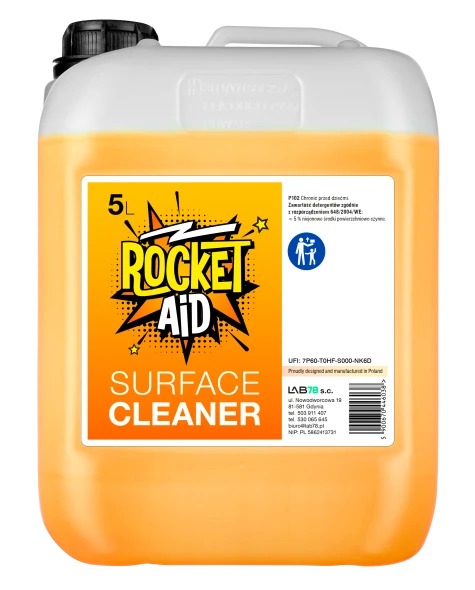 RocketAid Surface Cleaner - Przygotowanie powierzchni przed aplikacją folii 5L