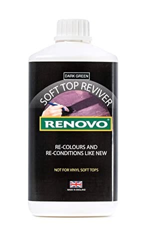 Renovo Soft Top Reviver Dark Green - Farba do dachów cabrio Ciemno zielona 500ml